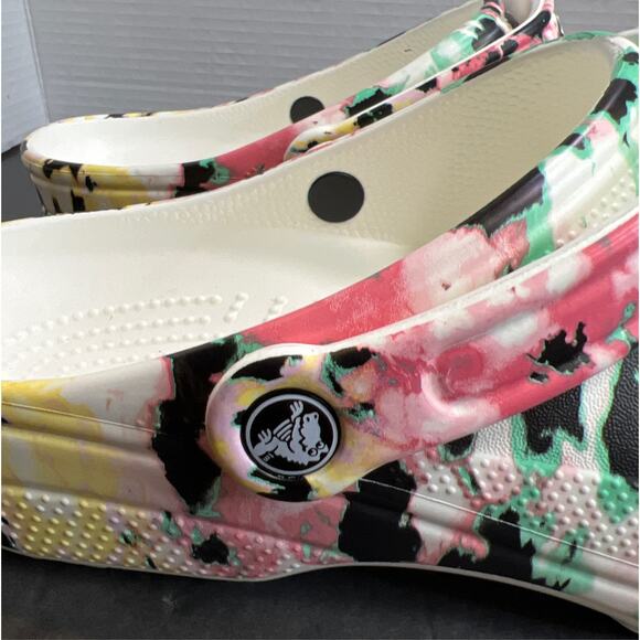 Crocs Unisex Classic Tie Dye Mania Clog Size 13M NWT - Picture 4 of 10